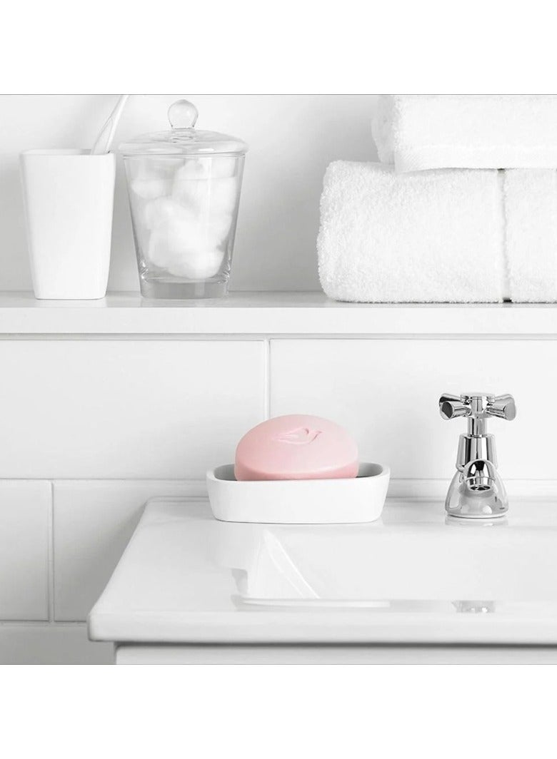 Dove Pink Beauty Cream Soap Bar, 135g | Moisturizing & Softening Beauty Bar with ¼ Cream - Image 3